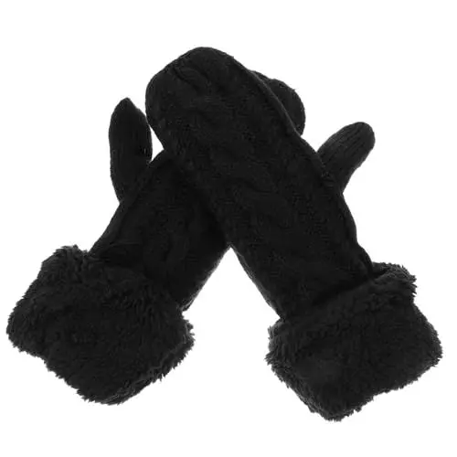 Produktbild: PACKOVE 1 Paar Fleece-fäustlinge Warme Reisehandschuhe Fahrradhandschuh Winter Warmer Handschuh Outdoor-sporthandschuhe Outdoor-versorgung Skihandschuhe Tragbar Acryl Zubehör Fräulein