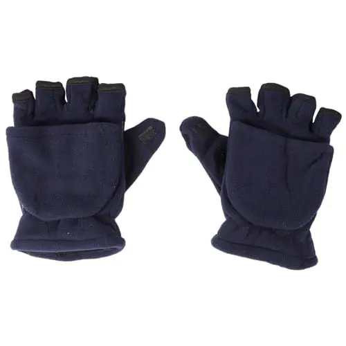 Produktbild: PACKOVE 1 Paar Flip-Handschuhe thermohandschuhe thermal gloves fitness-handschuhe mitts halber Finger Gewicht fahrradhandschuhe Handschuhe für Erwachsene warme Handschuhe Polarfleece Blue