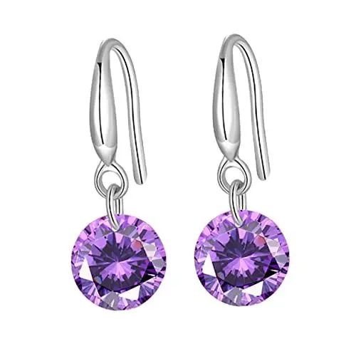 Produktbild: PACKOVE 1 Paar S925 Silberohrringe damen ohrringe kolczyki damskie einfache Ohrstecker Ohrringe für Frauen baumelnd Ohrschmuck geschenkt Mode weibliche Ohrringe