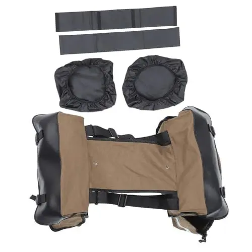 Produktbild: PACKOVE 1 Satz Satteltasche Fahrradtaschen Motorradtasche Rucksack Verschleißfeste Fahrradtasche Reitversorgung Reitzubehör Multifunktion Hecktasche Segeltuch