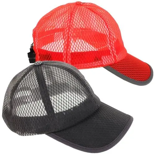 Produktbild: PACKOVE Baseball Cap Herren Sonnenhut Atmungsaktives Mesh Outdoor Cap Für Männer Grau Large