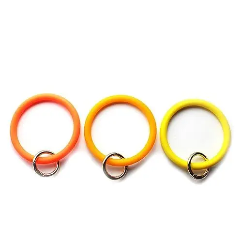 Produktbild: PACKOVE 2St Schlüsselanhänger am Handgelenk Zubehör Schmuck Schlüsselanhänger Armband Schlüsselanhänger Armreif Schlüsselanhänger Kreis Schlüsselanhänger Wagen Schlüsselbund