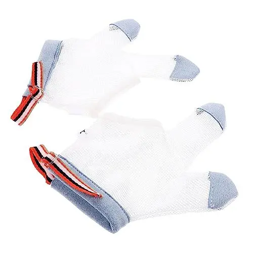 Produktbild: PACKOVE 2 Paar Anti-Eating-Handschuhe Atmungsaktiv -Fingerlutschen Stoppen Des Babys Stoppen Des Daumenlutschens Garnhandschuhe Schnuller Neugeborene Fäustlinge