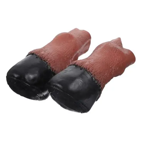 Produktbild: PACKOVE Hufen Verkleidung 2 Paar Handschuhe Kostüm Tierhandschuhe Aus Pferdehufe Kostümhandschuhe Tierkostüm Hufe Handschuhe Hufe Für Cosplay Emulsion Requisiten Hund Hufhandschuhe