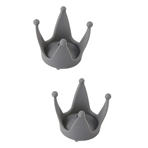 Produktbild: PACKOVE 2stücke Motorradhelm Saugnapf Krone Dekoration Lustiges Doppel-saugnapf-Design Für Helmverzierung Strapazierfähig Und Einfach Zu Verwenden Für Biker Und Motorradliebhaber
