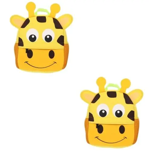 Produktbild: PACKOVE 2 Stück Kindergartenrucksack Mit Tierdesign Robuster Schulranzen Für Schüler