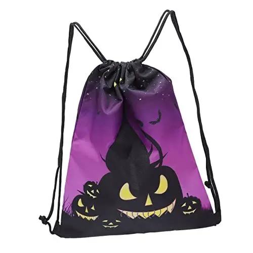 Produktbild: PACKOVE 3 Stk Halloween-Rucksack halloween merch halloween geschenktüten Organizer zur Aufbewahrung von Taschen Rucksack für Männer aufbewahrungstasche Herrenrucksack Sportsack Kordelzug