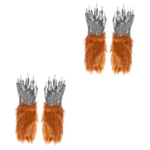 Produktbild: PACKOVE 2 Stk Vinyl-Handschuhe Halloween accessoires halloween pumpkin streudekor halloween haloween pumpkin halloween kostümm gesichtsmaske halloween Teufel Requisiten Kleidung