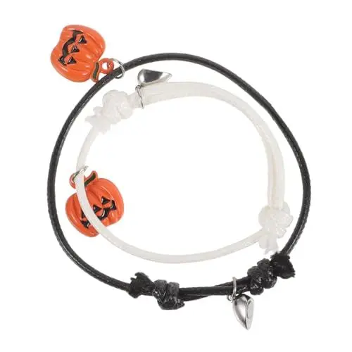 Produktbild: PACKOVE Kürbis-halloween-armband für Frauen Dekoratives Armband Kürbis-charm für Mädchen Stilvoll und