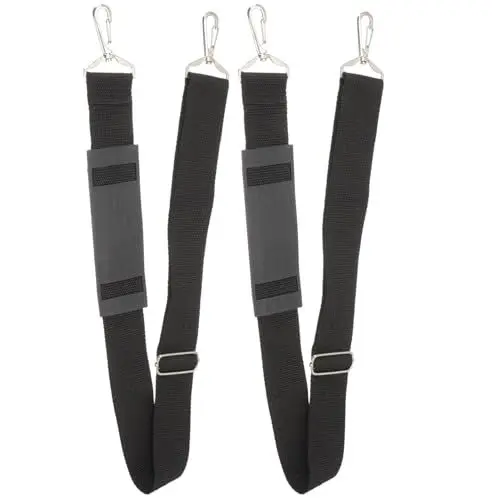 Produktbild: PACKOVE 2 Stück Rucksack-Geigenkoffer-Gurt Tragbarer Rucksack Erhu-Instrument Gitarrengurt Universeller Schultergurt Gepolsterte Umhängetasche Geigentaschengurt