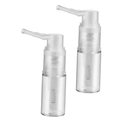 Produktbild: PACKOVE 2 Stück Sprühflasche Sprühpulversprüher Haarfaser-spray- Glitzer-fixierspray Highlighter-puderspray Glitzer-staubsprüher Staubspray Das Haustier Transparent