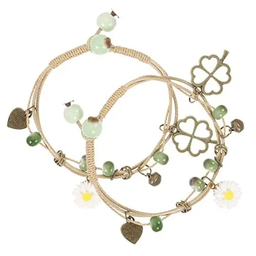 Produktbild: PACKOVE Schickes Vintage-armband-set für Frauen und Mädchen Paar Handgelenk-kettenschmuck Im Ethno-stil