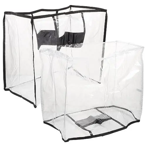 Produktbild: PACKOVE 2st Gepäckschutzhülle Staubschutzhüllen Für Gepäck Transparenter Gepäckschutz Transparente Kofferhülle Reisekofferhülle Reisegepäckabdeckung Gepäckhülle Wasserdicht PVC Schutzbox