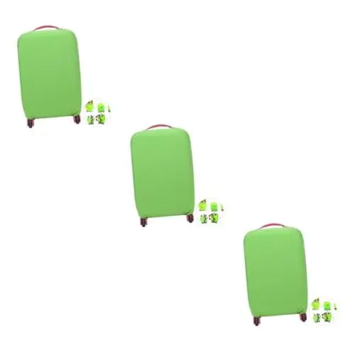 Produktbild: PACKOVE 3st Trolley-kofferabdeckung Reisegepäckschutz Wasserdichter Koffer Wasserdichtes Gepäck Kofferhülle Aus Stoff Aufbewahrungsverpackungswürfel Glasaugen Gepäckabdeckung