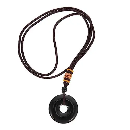 Produktbild: PACKOVE 5St Anhänger aus Kristallstein Halsband-Halskette Halskettenkette Halskette für Männer eine Halskette Retro-Stein-Halskette stein anhänger schmücken dekorativer Stein Mann