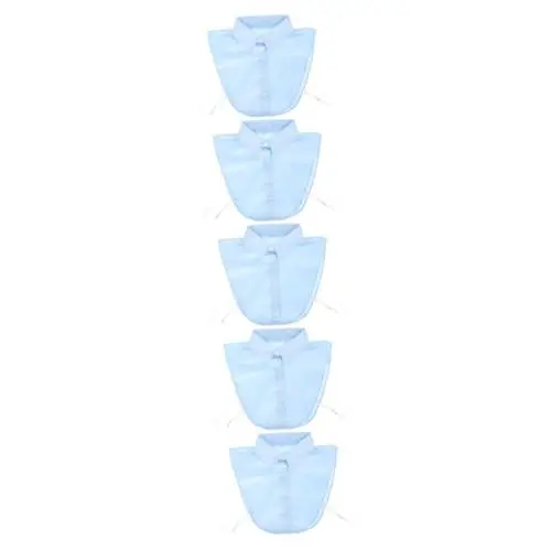 Produktbild: PACKOVE 5st Damenhemd Mit Falschem Kragen Chiffonblusen Für Damen Retro-Tops Für Damen Damen-Shirt Dicky-Kragen Weiße Chiffonbluse Dekorativer Kragen Mädchen Baumwolle Koreanische Version