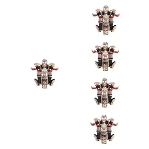 Produktbild: PACKOVE 5stücke Halloween Brosche Skelett Design Anstecknadel Für Kostüme Hochwertiges Halloween Zubehör Für Kleidung Schals Und Hüte Langlebig Und Sicher Aus Gefertigt