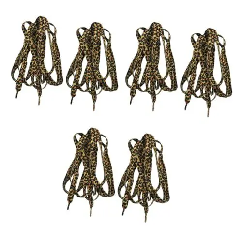 Produktbild: PACKOVE 3er-sets Mit Leopardenmuster Einzigartig Für Männer Starke Textur Farbecht Für Turnschuhe 2 Paar X 3
