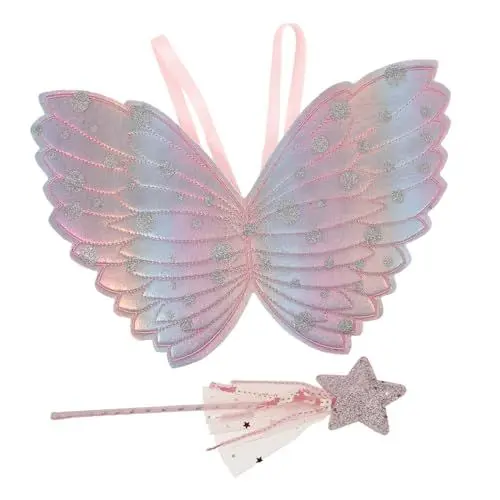 Produktbild: PACKOVE 6 Stk Feenstab Flügel Kinder Outfit Für Mädchen Kleid Für Mädchen Kinderkleidung Für Mädchen Kleid Für Kinder Mädchen-outfit Kleidung Für Kinder Kleider Laufsteg Zauberstab Rosa