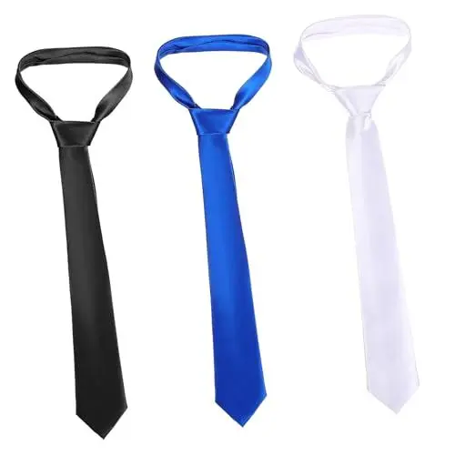 Produktbild: PACKOVE 9 Stück Handgefertigte Krawatten Für Herren Einfarbige Krawatten Herrenkrawatten Anzugszubehör Krawatten Für Herren Anzugskrawatten Business Krawatten Satin Krawatten
