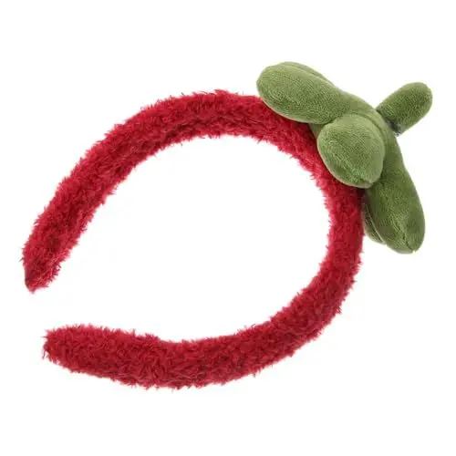Produktbild: PACKOVE Erdbeer Haarreifen Erdbeer Stirnband Süßes Make-Up Stirnband Erdbeer Haarschmuck Hautpflege Stirnbands Erdbeer Kostüm Damen Eignen Sich Für Tägliche