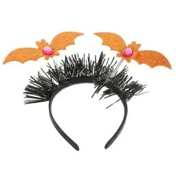 Produktbild: PACKOVE Halloween-Kostüm-Kopfschmuck Halloween-Kopfschmuck Halloween-Party-Stirnbänder halloween haarschmuck halloween haarreif Stirnband mit Fledermausflügeln Cosplay-Kopfschmuck Plastik