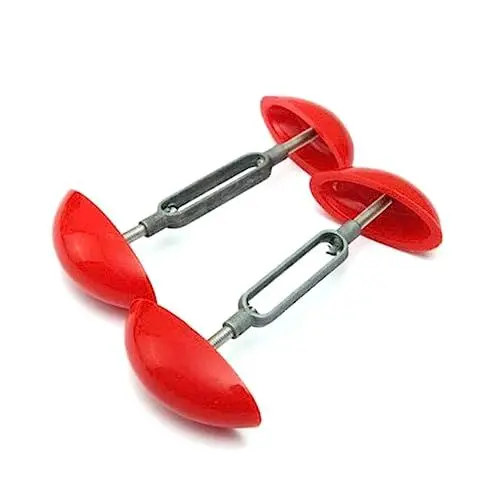 Produktbild: PACKOVE High-Heel-Unterstützung Stiefelspanner Breite des Schuhspanners Wadenstretcher Schuhbaum Sneaker-Stretcher lederschuhe inleinerschuhe verstellbarer Schuhspanner aus Aluminium rot