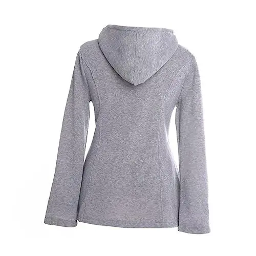 Produktbild: PACKOVE Jacke Doppelreihiger Mantel Fleecejacke Wollmantel Cabanjacken Für Damen Cabanjacke Aus Wolle Langer Cabanmantel jacke Peacoat-jacke Hörner Baumwollkleidung Seitentasche