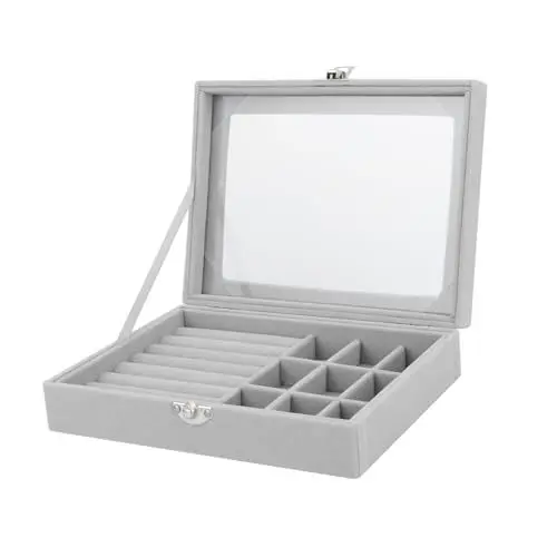 Produktbild: PACKOVE 1stück Schmuckaufbewahrungsbox Kleine Schmuckschatulle Für Und Ohrringe Design Für Zuhause Geschenkidee Für Und Mädchen