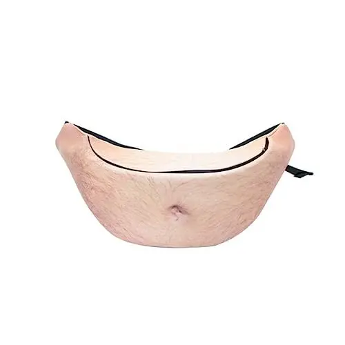 Produktbild: PACKOVE Bierbauch-Muskel-hüfttasche Papa-Tasche Gürteltasche 3D-Druck Pu-Canvas für Reisen Wandern Sport
