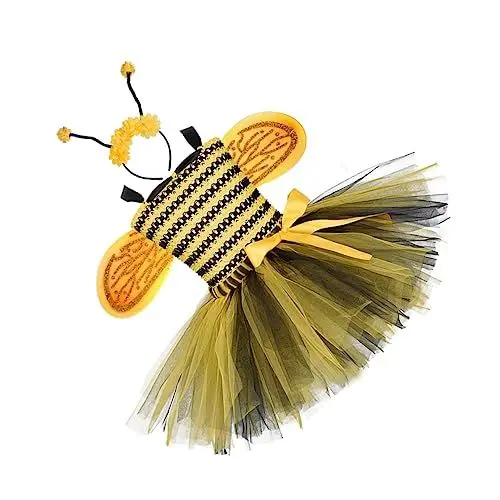 Produktbild: PACKOVE Partyrock Für Mädchen Marienkäfer-stirnband Mädchen Verkleiden Sich -tüllrock Kleinkinderkleidung Für Mädchen Cosplay-haarreifen Bienenflügel Kinder Tüllrock Für Mädchen Bopper