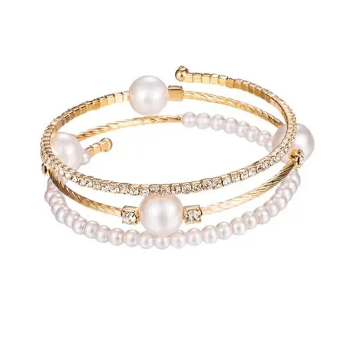 Produktbild: PACKOVE Perlenarmband Armbänder armschlinge Strass-Armband Handschmuck Diamantarmband Persönlichkeit Südkorea Fräulein