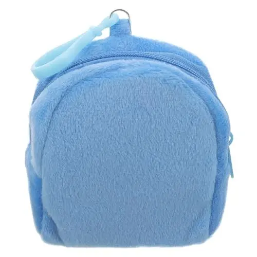 Produktbild: PACKOVE Plüsch-Geldbörse Schlüsselanhänger-Beutel Münzgeldbörse Schlüsselanhänger Kleingeld-Geldbörse Kleines Münztäschchen Blau