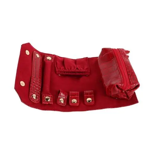 Produktbild: PACKOVE Schmucktasche Rolle Schmucktasche Schmuckbeutel Für Unterwegs Reiseschmuck Organizer Kleiner Stylischer Schmuckkoffer