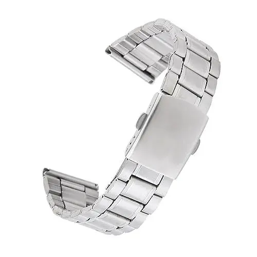 Produktbild: PACKOVE Schnellverschluss-Uhrenarmband Langlebiges Uhrenarmband Silbernes Uhrenarmband 22mm Edelstahlarmband 18mm 22 Mm Uhrenarmband Aus Edelstahl Universal- Men's Watchbands