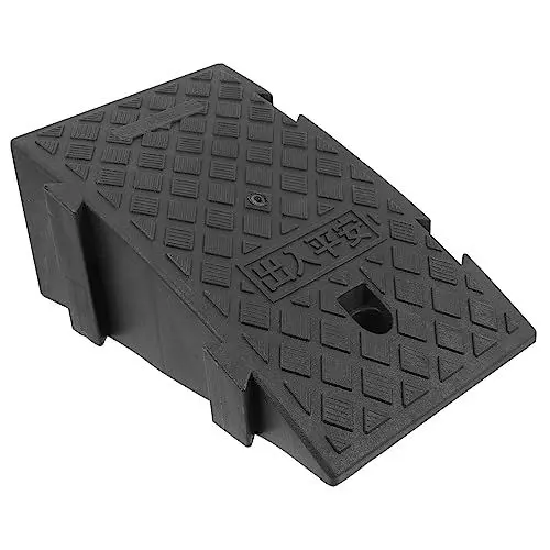 Produktbild: PACKOVE Trittmatte Sicherheitsrampe Rasenmäher Auto zubehör kunststoffmatte Leichter Rollstuhl portabicicletas para Auto tragbare Rampe Auto Steigung Rampe Fahrrad Reifen