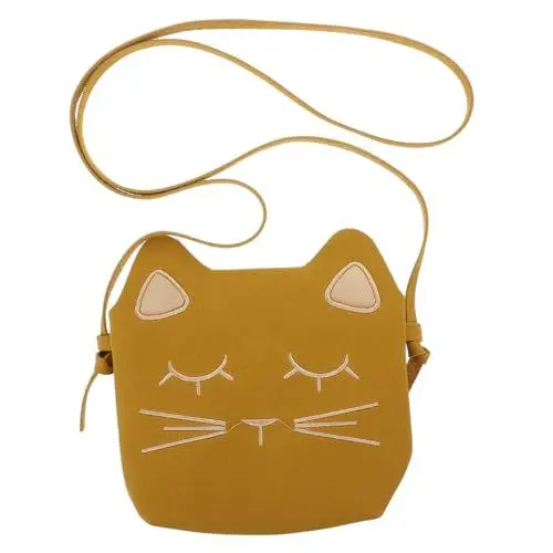 Produktbild: PACKOVE Umhängetasche Kinderaccessoires Für Mädchen Süße Katzentasche Kinderhandtasche Mädchen Kleine Handtasche Schultertasche Katzentasche Für Mädchen Geldbörse Bote Geschenk Kleinkind