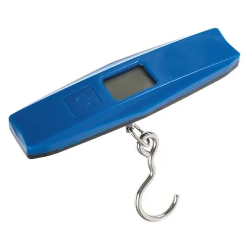 Produktbild: PACKOVE kitchen scale Kofferwaage Koffer Waage kleine Fischschuppe kleine Tragetasche Fruchtschuppen hängende Fischwaage Flüssigkristall elektronische Waage Haken Kranwaage reisen Plastik