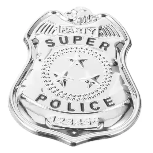 Produktbild: PACKOVE -polizeiabzeichen Polizist-abzeichen-pin Polizeiwestenabzeichen Polizei-abzeichen-anstecknadel Sicherheitsnadel Für Polizeischildmedaille Kleidung Metall Partei-emblem Mann