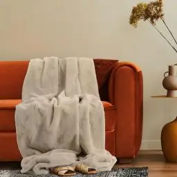 Produktbild: Paco Home Deko Wohnzimmer Decke Kuscheldecke Tagesdecke Waschbar Sofadecke Schlafzimmer Shaggy Einfarbig Flauschig Soft, Farbe:Beige, Größe:200x240cm