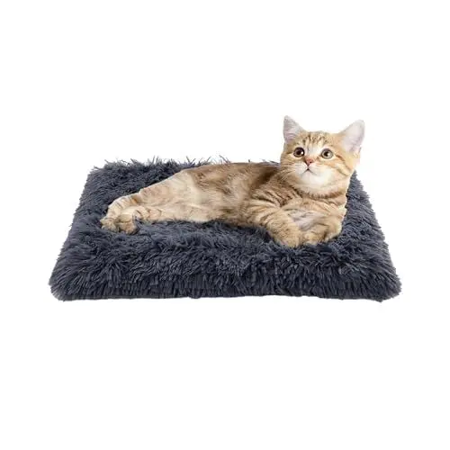Produktbild: Paco Home Hundebett Katzenbett Flauschig Hundekissen Donut Hundedecke Hund Katze Hundekörbchen Katzenkorb Waschbar, Farbe:Anthrazit, Größe:30x40 cm