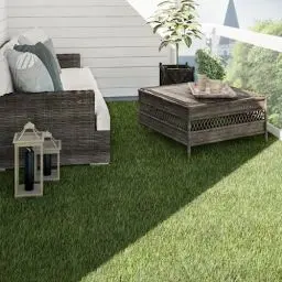 Produktbild: Paco Home Kunstrasen für Garten Balkon Terrasse Rasenteppich Indoor Outdoor Teppich Natürlich Weich Natur Optik Waschbar, Model:25mm, Größe:200x300cm