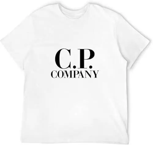 Produktbild: HEAL TH Shoe PAD C.P Company Front Logo T-Shirt Casual Round Neck White s L