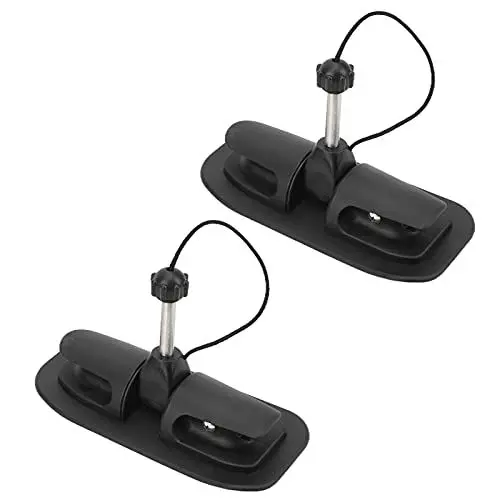 Produktbild: Paddelhalter, 1 Paar Kajak Paddelhalter Clips Kajak Paddel Halter Kajak Zubehör Bootshakenhalter Kajak Paddel Halterung Clip Boot Paddelhalter Universal für Aufblasbares Boot Kajak Kanu Floß