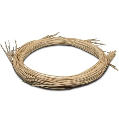Produktbild: Paddy Rohr Peddigrohr 2mm 500g Höchste Qualität Blauband Korbflechten mit Pedigrohr Staken aus Rattan Flechtmaterial Fadenpeddig Alternative Weide zum Flechten