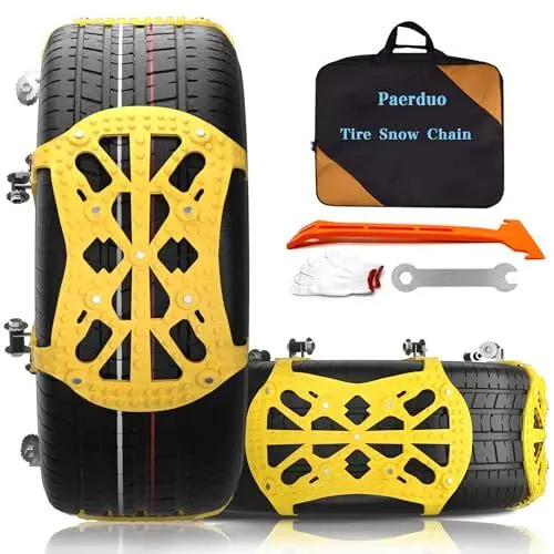 Produktbild: Schneeketten, 6 Stück Auto Schneeketten Universal Winter Reifenketten für Reifenbreite 165-265 mm / 6,5 