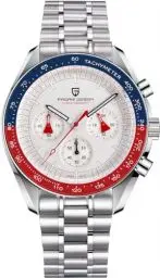 Produktbild: Pagani Design 1701 Herrenuhr Herren Quarzuhr, Japanisches VK63 Uhrwerk, 100 Meter wasserdicht, Saphirglas Chronograph, Luxus-Sportuhr aus Edelstahl.