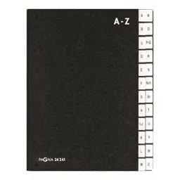 Produktbild: Pagna Pultordner Classic (Pultmappe, 24 Fächer, A-Z) schwarz