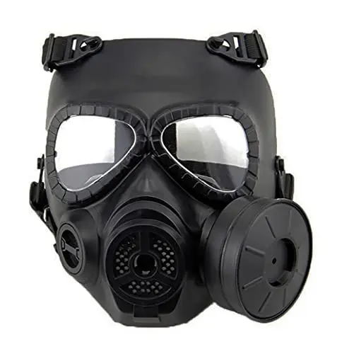 Produktbild: Paintball Maske, Taktische Vollgesichts Dummy Gasmaske Skull CS Maske mit Turbo-Lüfter für Cosplay Halloween Wargame Masquerade