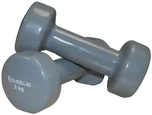Produktbild: Paire dâ??haltères époxy Sveltus 3kg, grau